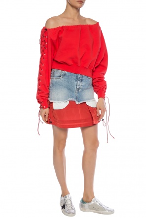 Raw-trimmed denim skirt, zdjęcie 2 Raw-trimmed denim skirt od Unravel Project